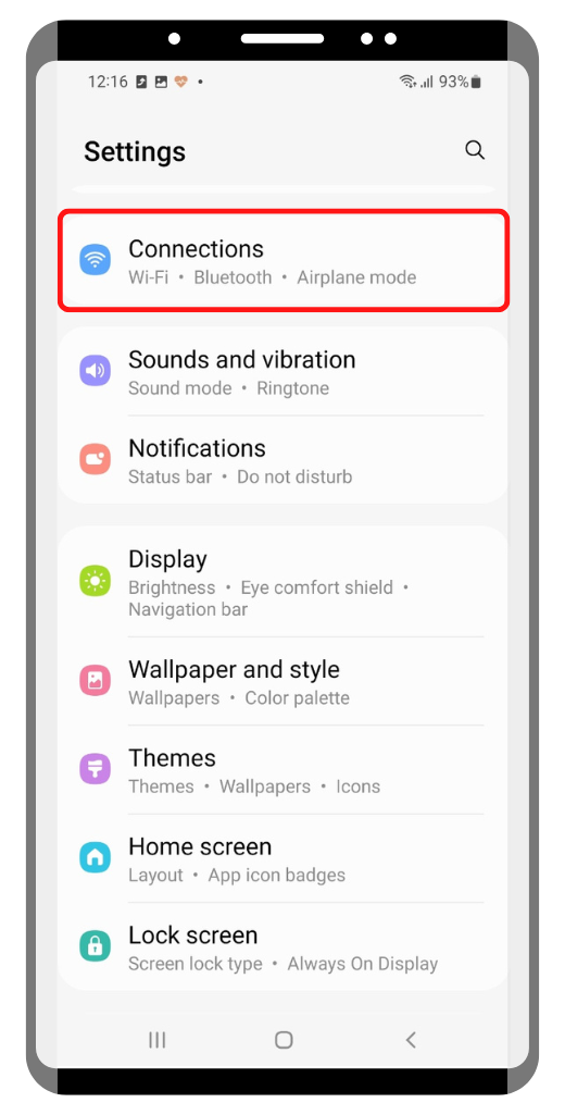 Android eSIM setup step 1